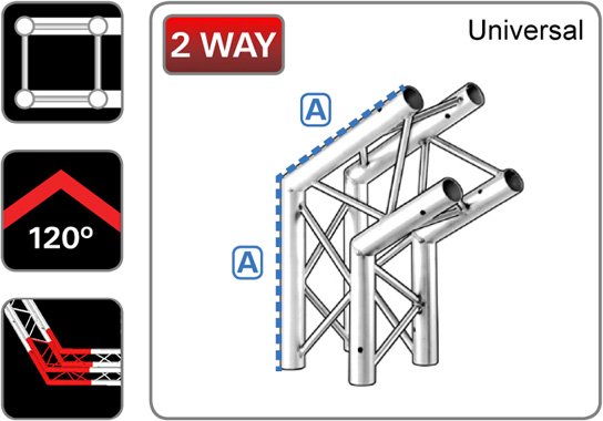 trilite-junction_quad_QD-J2-120 200 Series Quad 2 Way Junction 120° Universal