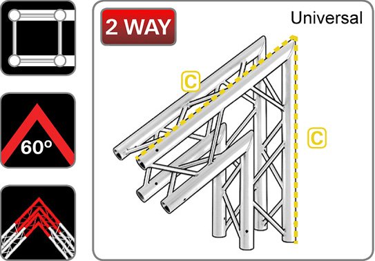 trilite-junction_quad_QD-J2-60 200 Series Quad 2 Way Junction 60° Universal